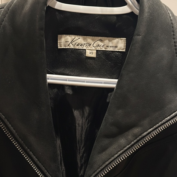 Kenneth Cole Lamb Leather Jacket - Picture 4 of 5